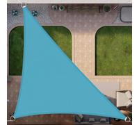 Sun Shade Sail Triangle Sun Shades Outdoor Patio 10'x 10'x 10',UV Protection Canopy, Heavy Duty,Waterproof for Outdoor Patio Garden Yard Deck Pergola(Size:2x2x2m,Color:Light Blue)