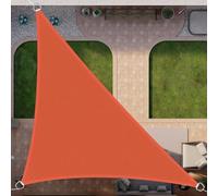 Sun Shade Sail Triangle Sun Shades Outdoor Patio 10'x 10'x 10',UV Protection Canopy, Heavy Duty,Waterproof for Outdoor Patio Garden Yard Deck Pergola(Size:6x6x6m,Color:Orange)