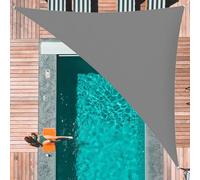 Sun Shade Sail - Waterproof 420D Oxford Cloth Canopy for Outdoor Patio, Garden, Beach, and Yard Parties - Includes 3 Ropes