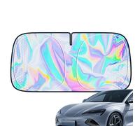 Sun Shade, Windshield Cover, Car Visor, 55.91 x 31.5 inches, Reflective Heat-Blocking Material, Foldable Fit, Ideal for Summer Driving Commutes Travel Parking Outdoor Camping