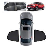 Sun Shades for Car Windows for Brilliance V3 2015 2016 2017 2018 2019 2020 2021,Magnetic Car Sun Shades,Privacy Protection,Foldable Blocking Harmful UV Rays,Rear Triangular Window 2PCS