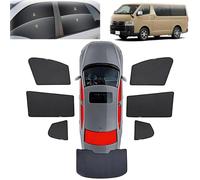 Sun Shades for Car Windows for Toyota HiAce 2004 2005 2006 2007 2008 2009 2010-2019,Magnetic Car Sun Shades,Privacy Protection,Foldable Blocking Harmful UV Rays,Full Set 7PCS