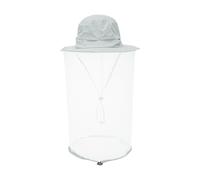 Sun Shield Fishing Cap with Net, Nylon Breathable Mesh Outdoor Hat for Protection, Adjustable Drawstring Neck Flap, Lightweight Camping Hiking Gardening Headwear for Men Women