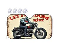 Sun Shield For Car Windshield Ride To Freedom: The Bold Biker'S Call Car Windshield Sunshade Sunshade Car Visor(76x140cm)