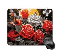 Sun-Soaked Colors Mouse Pad Square Laptop Mouse Mat Cute Computer Mousepad Keyboard Pad Non-Slip Desk Pads for Gaming Office Work Home 20 * 25cm