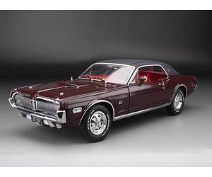 SUN STAR 1574 1:18 Mercury Cougar XR7G, Black Cherry, 1968