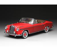 SUN STAR 3594 1:18 Mercedes-Benz 220 SE Cabriolet - Red/Dark Red, 1960
