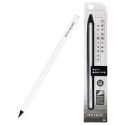 SUN-STAR Metacil Everlasting Metal Pencil, Inkless & Infinity, 2H Black Lead - White, S4541138 (with Authentic Hologram)