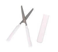 Sun-Star STICKYLE Scissors (Compact) with Authentic Hologram US, EU Only [White x White] (Japan Import), S3791874
