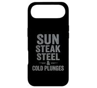 Sun Steak Steel Cold Plunge Gym Discipline Case for iPhone Air