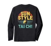 Sun Style Tai Chi, Backprint Long Sleeve T-Shirt
