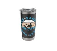 Sun Surf Sand Repeat | Surfing Surfer Surf Stainless Steel Insulated Tumbler