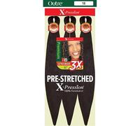 Sun Taiyang Synthetic Pre Stretched ULTRA BRAID - XPRESSION 3X 32'' (Color:1 Jet Black) 1-PACK