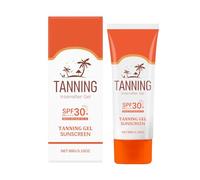 Sun Tanning Accelerator, Intensive Tanning Gel, Self-Tanning Body Cream, Fast Bronzing Sunless Body Tan Cream, Leg Tanning Self Tanner, Long-Lasting Hydrating (1PC)