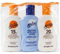 Sun Travel Essentials Kit SPF 15 & 20 + Aloe Vera After Sun Lotion - 3 x 100ml