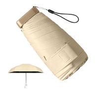 Sun Umbrella - Compact Travel Umbrella, Lightweight Sun Protection | Windproof Parasol Umbrella 99% Uv Protection, Six-Fold Umbrellas for Rain Windproof, Small Compact Uv Umbrella for Sun and Ra