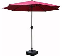 Sun Umbrella Market Hanging Umbrellas, Outdoor Patio Umbrella with Water Injection Tank for Villa Scenic Beach Swimming Pool