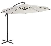 Sun Umbrella Outdoor Umbrella Lawn Umbrella Terrace Market Table Umbrella Indoor Steel Pole and Swimming Pool Lawn with Button Tilt and Crank for Garden Deck Backyard