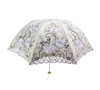 Sun Umbrella | Waterproof Sun Resistant Double Layer,Vintage Travel Umbrellas with Storage Bag | for Outdoor Park Beach Picnic Travel Walking Climbing Fishing Commuting Bag Backpack