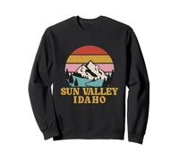 Sun Valley Idaho Vintage Mountain Forest Hiking Camping Sweatshirt