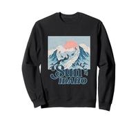 Sun Valley Idaho Vintage Snow Mountain Skiing Hiking Retro Sweatshirt