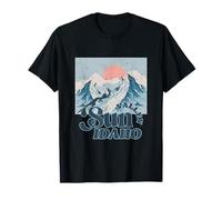 Sun Valley Idaho Vintage Snow Mountain Skiing Hiking Retro T-Shirt