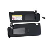 Sun Visor 5GG857552 Black Grey Front Sun Visor Panel With Makeup Mirror For VW For Golf 7 For Passat B8 CC For Jetta MK7 Sunshield 5GG857551(1 Pair Black)