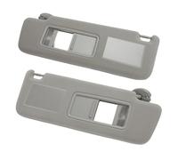 Sun Visor 74310-6A020 Sun Visor With Lamp Gray Left Side Right Side Sunvisor Sunshield For Toyota For Land For Cruiser J12 2002-2009 2003 Sunshade(A Pair of Gray)