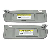 Sun Visor Assy For Civic 2006-2011 Car Front Windshield Sun Visor With Cosmetic Mirror(1Pair Grey)