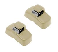 sun visor clip 2X Sun Visor Clips For VW For Amarok Beetle For Bora Transporter T4 T5 T6 For Passat B5 Polo Replace(Beige)