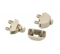 Sun Visor Clip for VW Polo UP! Passat 2012-2015, 2Pcs Sun Visor Hanger Interior Clip Holder Hook Clip Bracket 6R0857561Y20,gray