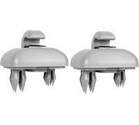 Sun Visor Clips, Auto Sun Visor Clip Sun Visor Clip, Car Sun Visor Holder, Hook Bracket Hanger Replacement for Audi A1 A3 A4 A5 Q3 Q5(8E0 857 562) A7 B6 B7 B8 S4 S5 Reference Parts (Grey)
