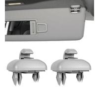 Sun Visor Clips, Auto Sun Visor Clip Sun Visor Clip, Car Sun Visor Holder, Hook Bracket Hanger Replacement for Audi A1 A3 A4 A5 Q3 Q5(8E0 857 562) A7 B6 B7 B8 S4 S5 Reference Parts (gray)
