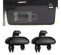 Sun Visor Clips, Auto Sun Visor Clip Sun Visor Clip, Car Sun Visor Holder, Hook Bracket Hanger Replacement for Audi A1 A3 A4 A5 Q3 Q5(8E0 857 562) A7 B6 B7 B8 S4 S5 Reference Parts (black)