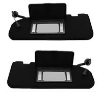 Sun Visor Cover Assy For Chevy For Corvette For C6 2005-2013 OEM 23142243 23142245 Sunshield Left Driver Right Passenger Side Sun Visor(Black 1 Pair 2pcs)
