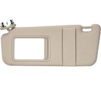 Sun Visor Cover Assy For Toyota For Camry 2007-2011 Left Right Sun Visor Driver Passenger Side Sunvisor Replace 74320-06800-B0 With Light(LH beige)