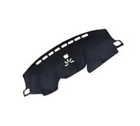 sun visor dashboard carpet For CRV RE RM RW For CR-V 2012-2021 Avoid Light Pad Sun Shade Instrument Panel Carpets Car Dashboard Covers Mat(Black(Black Edge) LHD)