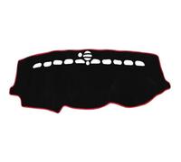 sun visor dashboard carpet For Grand For Cherokee 2011-2019 Dashboard Cover Mat Pad Carpet Interior Sun Shade Protect Cushion Dashmat(Black(Red Edge) LHD)