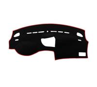 sun visor dashboard carpet For Peugeot 307 307SW 307CC 2002-2008 Dashboard Cover Pad Mat Dash Sunshield Protect Carpet Styling Dashmat S(Black(Red Edge) LHD)