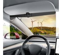 Sun Visor Extender for Car, Polarized Car Visor Extender Sun Blocker UV400, Universal Visor Extender for Car Visor, Clip on Sun Visor for Car, Adjustable Car Sun Visor, Glare, UV Protector