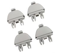 Sun Visor Fixed Clamp 4-Pack 6RD857561 for durable Sun Visor(Gray) | Strong hold, stops sagging visors, blocks glare, improves safety, 4-pack value