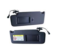 sun visor For VW Golf 7 SportsVan For Jetta MK7 For T-Cross Car Front Sun Visor Panel with Makeup Mirror replace(Black 1 Pair)