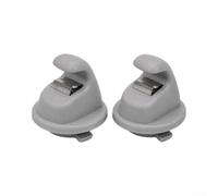 Sun Visor Hook Clip Retainer Compatible with for golf GTI Mk7 for tiguan for passat B8 for jetta for sagitar 5G0857561 Replacement Part(Gray)