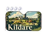 Sun Visor Kildare: A Timeless Journey Through History And Nature Car Windshield Sunshade Umbrella Windshield Sun Shade Car Window Shade(76x140cm)