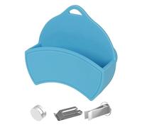 Sun Visor Organizer: Flexible Rubber Mounting Frame, Secure Clip Closure, Organizer Panel With Pockets, Portable Automotive Storage Solution | For Dashboard, Windshield, Panel