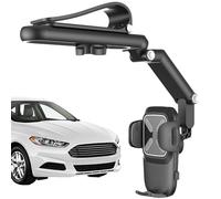 Sun Visor Phone Holder, for Porsche Macan EV 2024-2025 Adjustable Cell Phone Holder, 360° Rotatable Car Phone Mount Compatible,Sun Visor & Rear View Mirror Mount