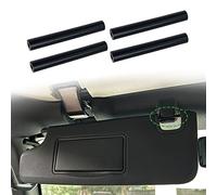Sun Visor Repair Kit for Jeep Wrangler JK JKU 2007-2017 Repair Tubes for Left & Right Side Sunvisor,4Pcs(Black)