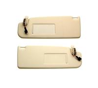 Sun Visor With A Makeup Mirror Sun Visor Compatible For VW Beetle Golf/Jetta MK4/Passat B5/Skoda 1998-2013 3B0857551AH 3B0 857 551 6X08(Beige left and right)