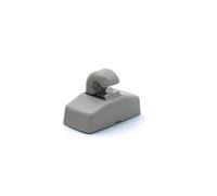 Sun Visors 1Pc Sun Visor Hook Clip Bracket Hanger For VW For Lupo For Golf For Polo For Passat B6 For Bora For Saveiro For Sharan Car Window Shades(Gray)
