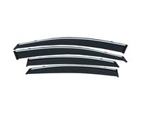 Sun Visors 4pcs ABS Car Styling Smoke Window Sun Rain Visor Deflector Guard For Hyundai For VERNA 2010-2017 Accessories Wind Deflectors